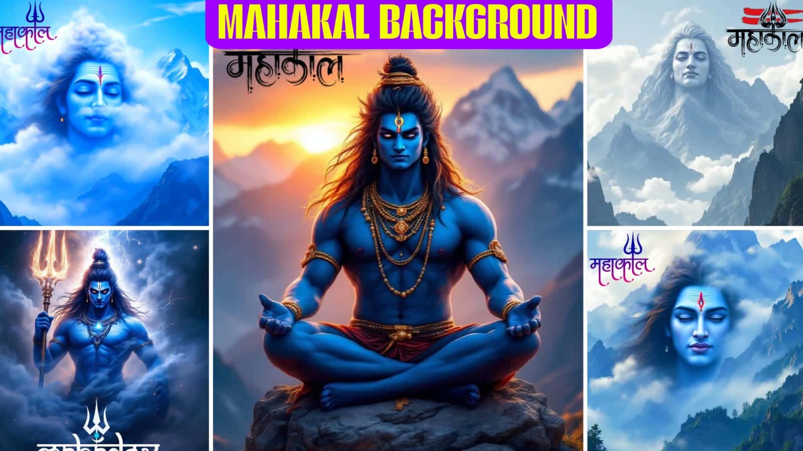mahakal photo editing background