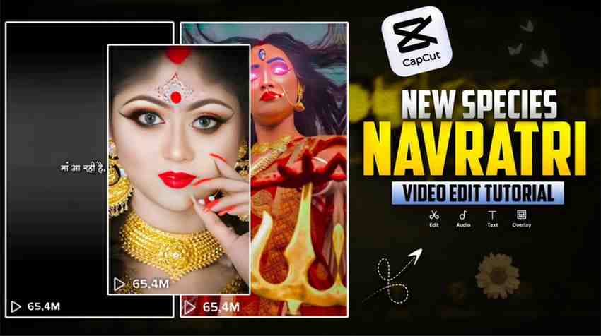 Navratri Capcut Template 2025