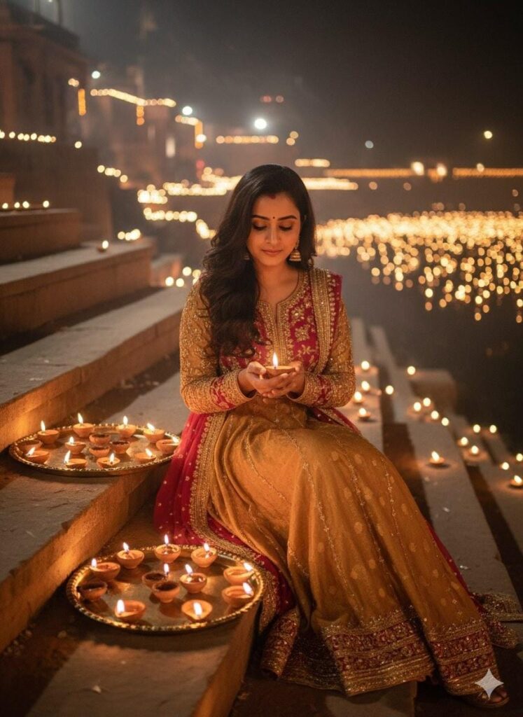 Diwali AI Photo Editing for Girls