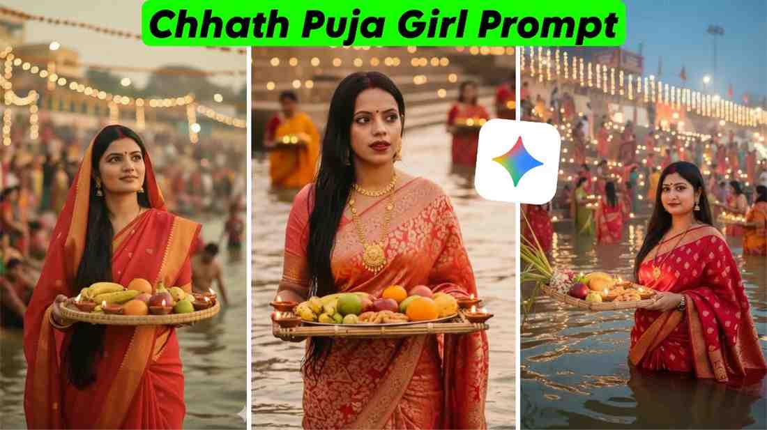 google gemini chhath puja ai photo editing prompts GIRLS