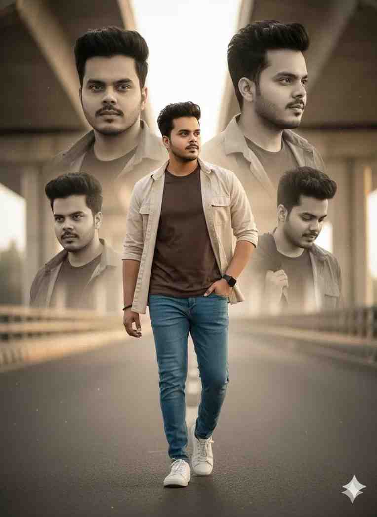 ai double exposure photo editing