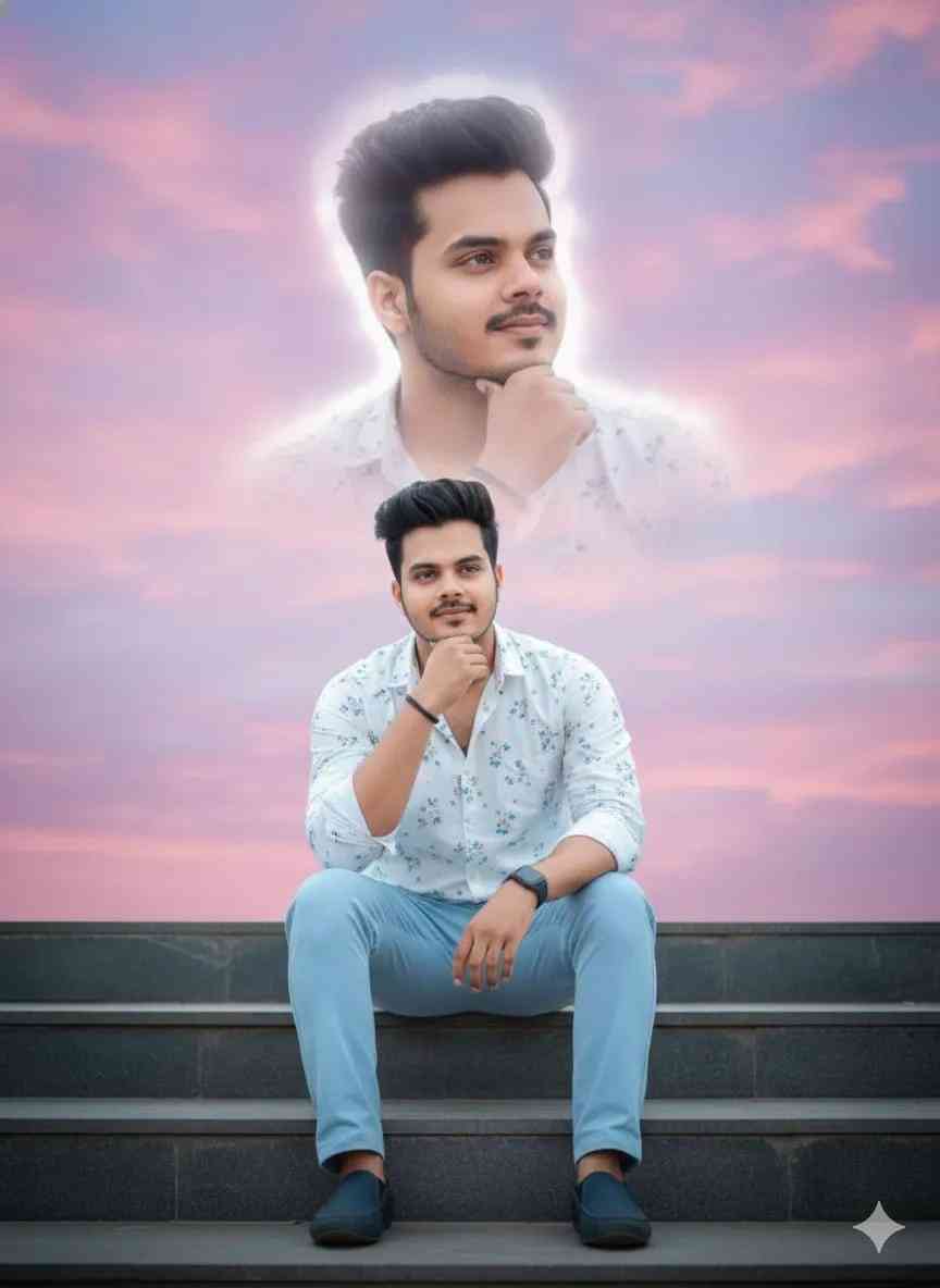 cinematic double exposure photo editing