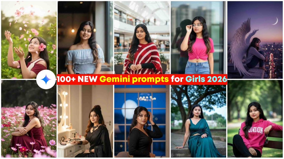 gemini ai photo prompt copy paste for girl