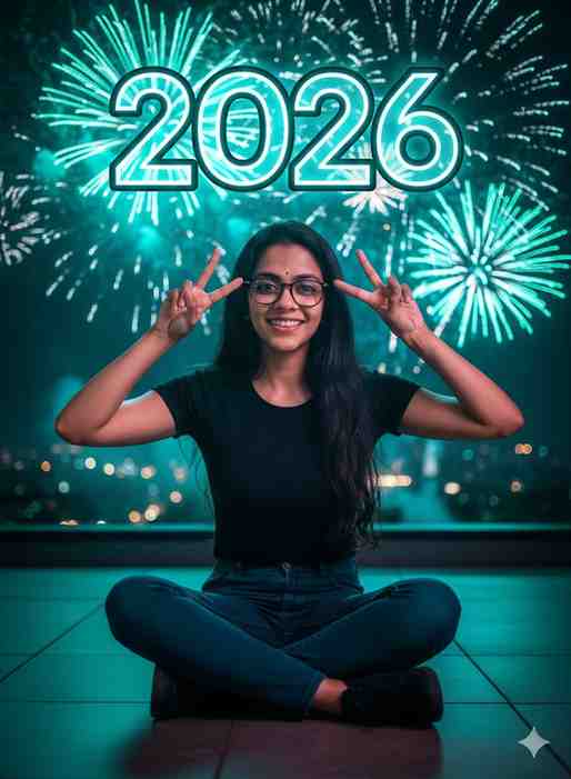 happy new year 2026 photo editing gemini prompts