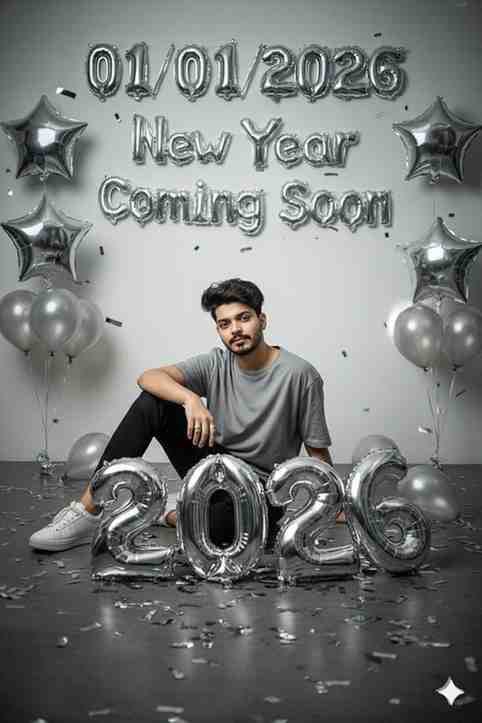happy new year 2026 photo editing prompt instagram
