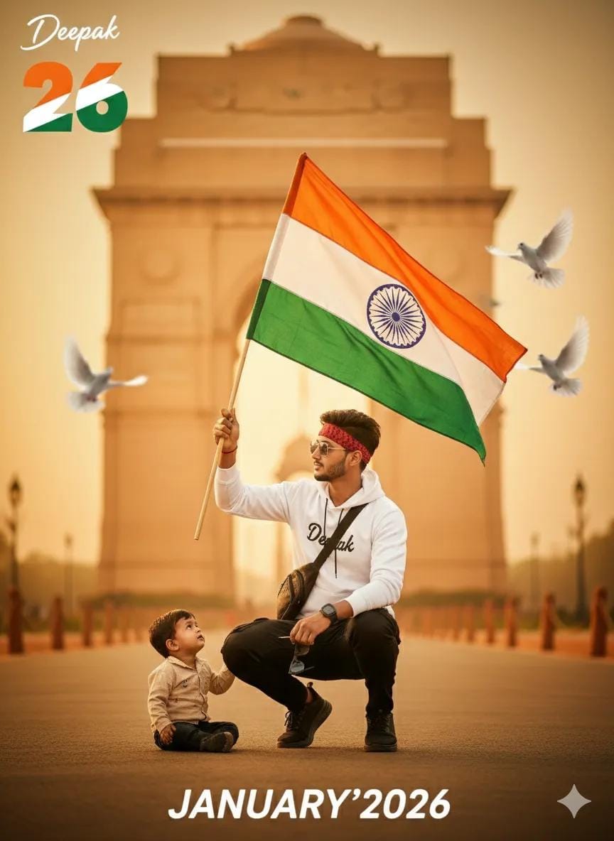 26 january republic day photo editing