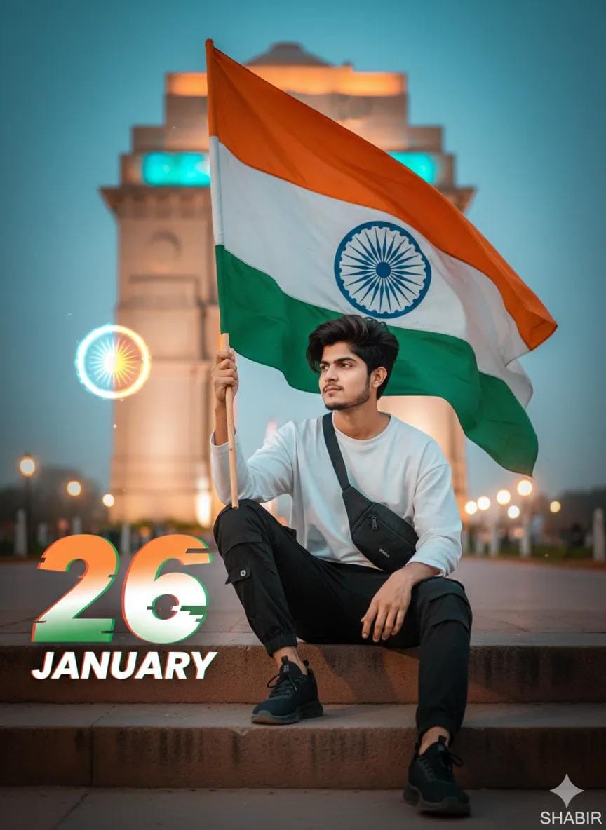26 january republic day photo editing