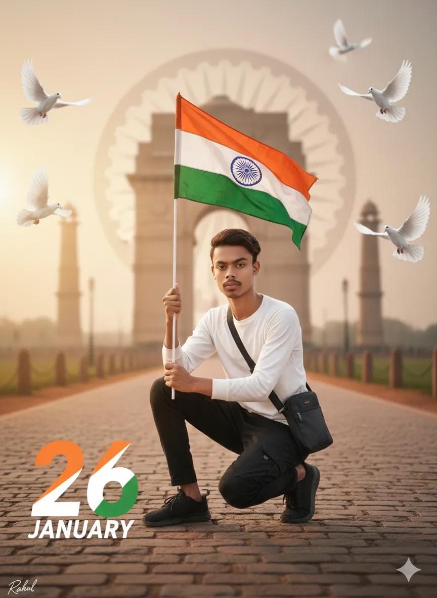 26 january republic day photo editing