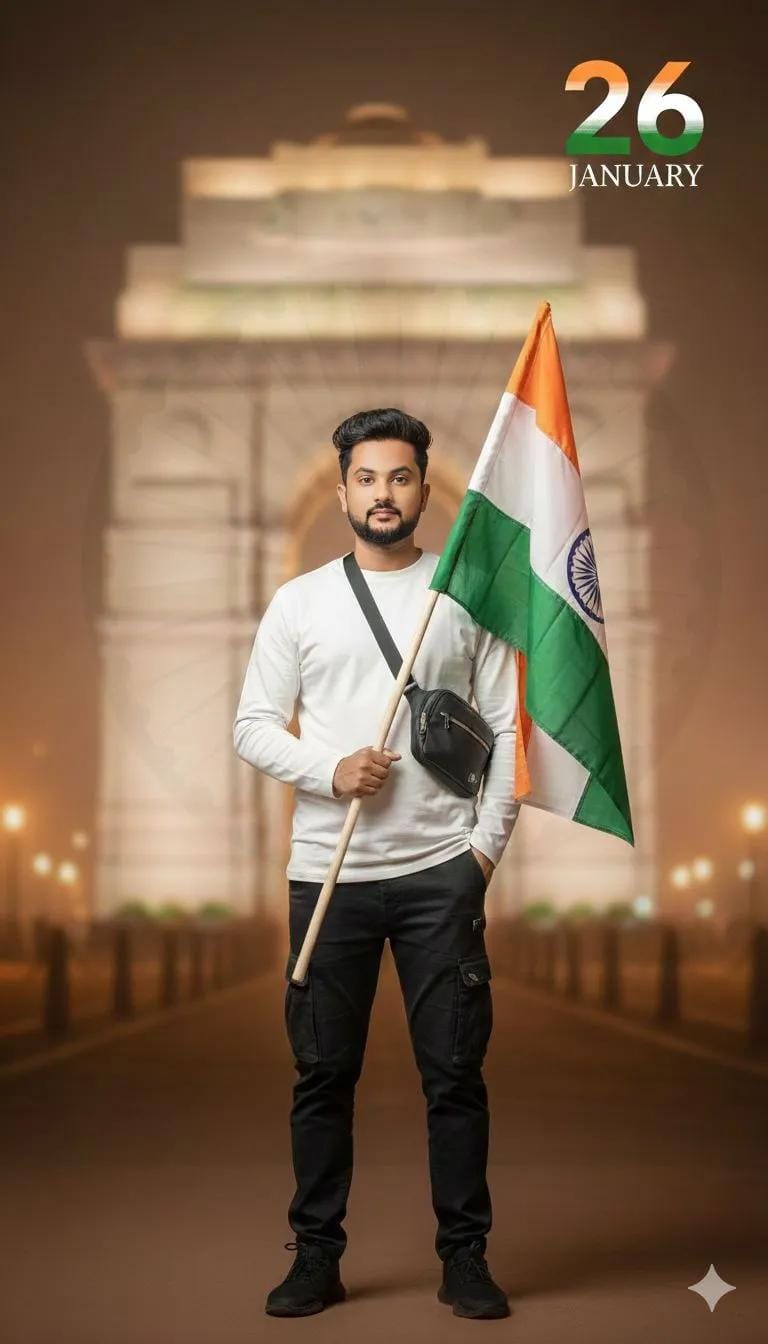 26 january republic day photo editing