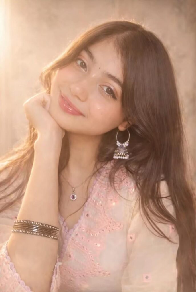 Glowing Photo Editing Prompt Girl