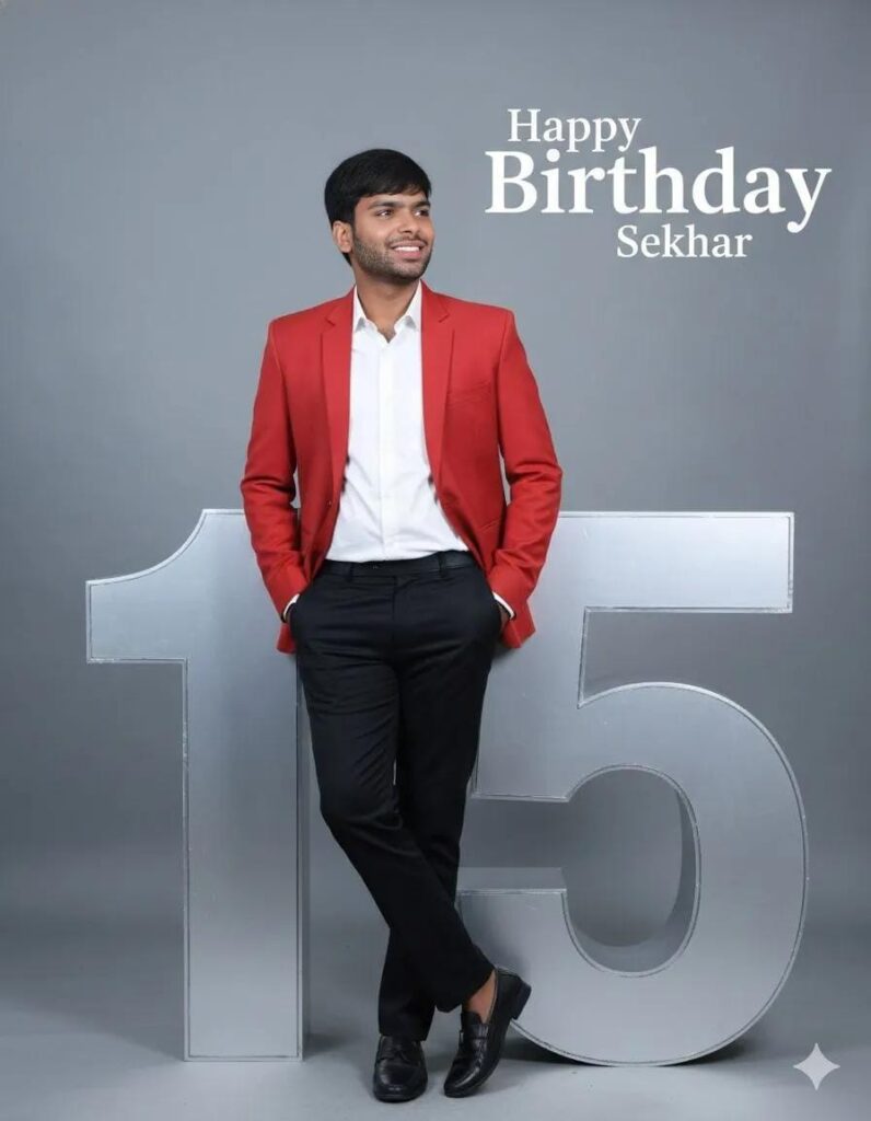 happy birthday photo editing