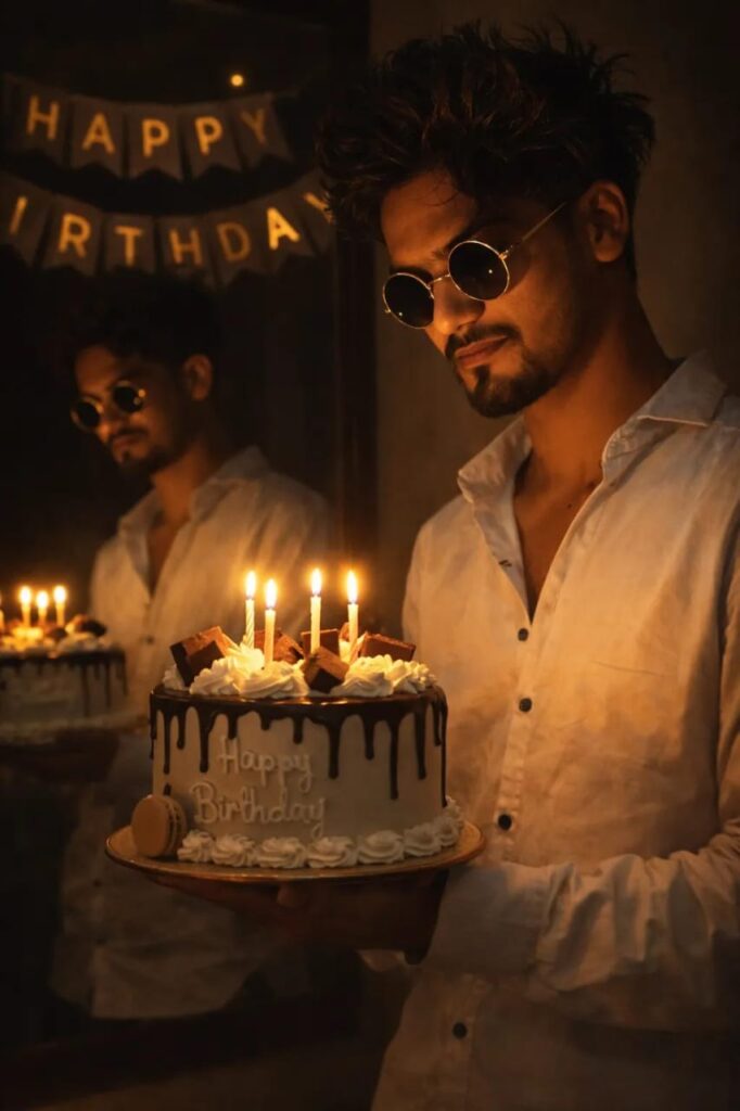 ai happy birthday photo editing prompts boy