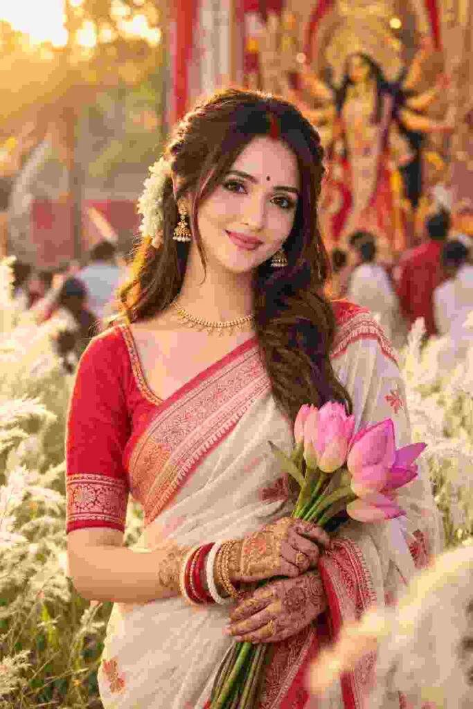 Durga Puja AI Photo Editing Prompt