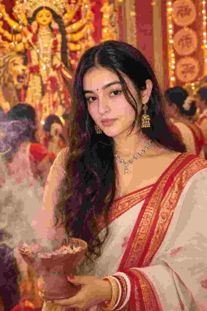 Durga Puja AI Photo Prompt